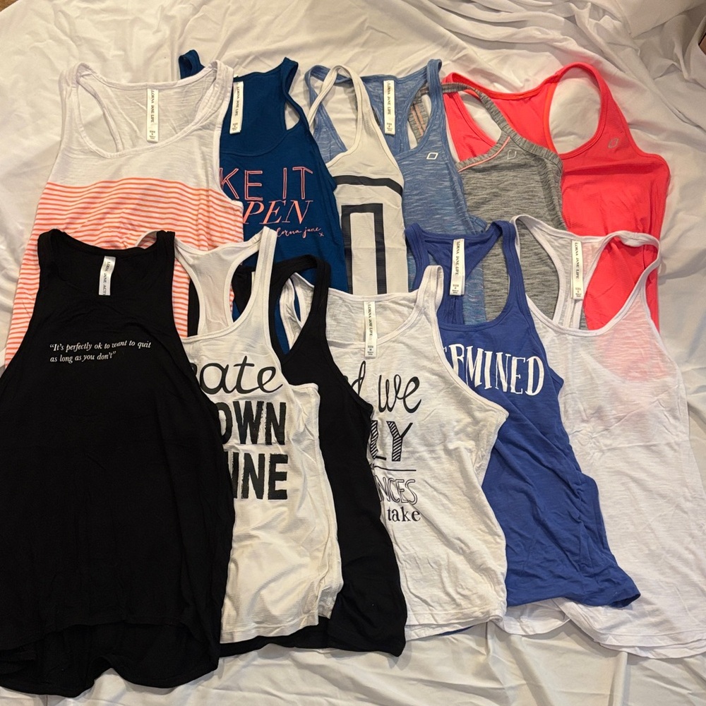 Lorna Jane Lot of 12 Women's Tank Tops - Multi-Color - Size S